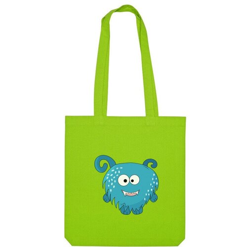 Сумка шоппер Us Basic, зеленый сумка синий монстрик для детей оранжевый