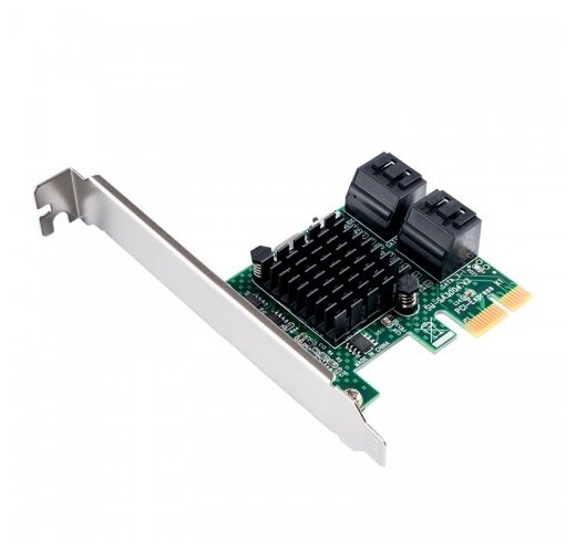 Плата расширения PCI-E на 4xSATA3.0, Orico PAS-4U, черный [ORICO-PAS-4U]