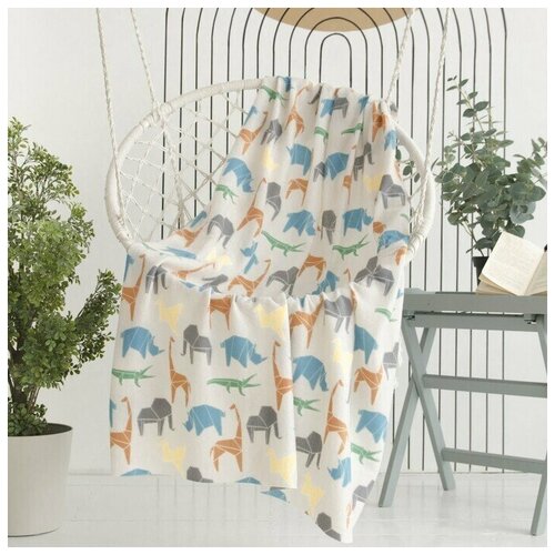 Плед Origami 120х150 см флис 120 гм полиэстер 100 1160₽