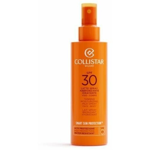 Collistar - tanning moisturizing milk spray spf30 200 ml увлажняющее молочко спрей для загара лица и тела 200 мл