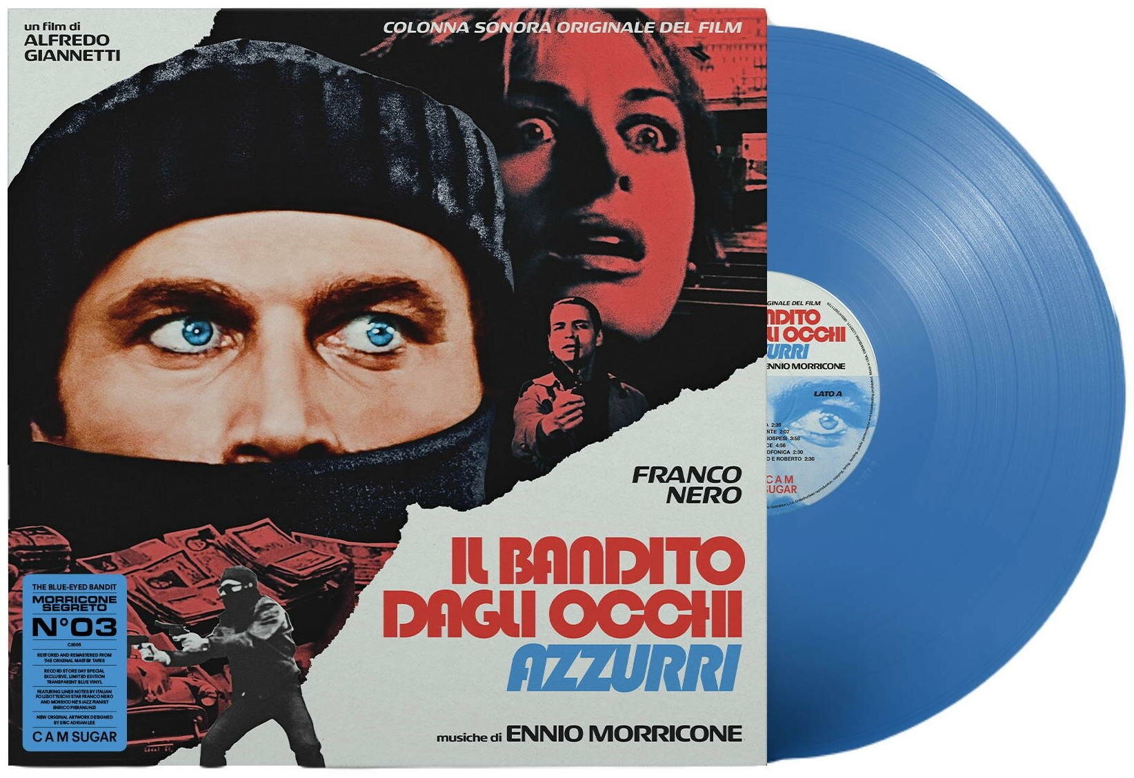 Саундтрек Саундтрек - Ennio Morricone: Il Bandito Dagli Occhi Azzurri (limited, Colour) UMC - фото №1