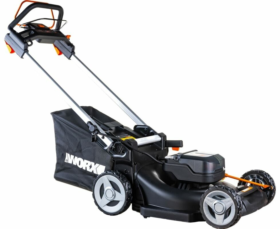 WORX WG749E Газонокосилка аккумуляторная самоходная - фотография № 20