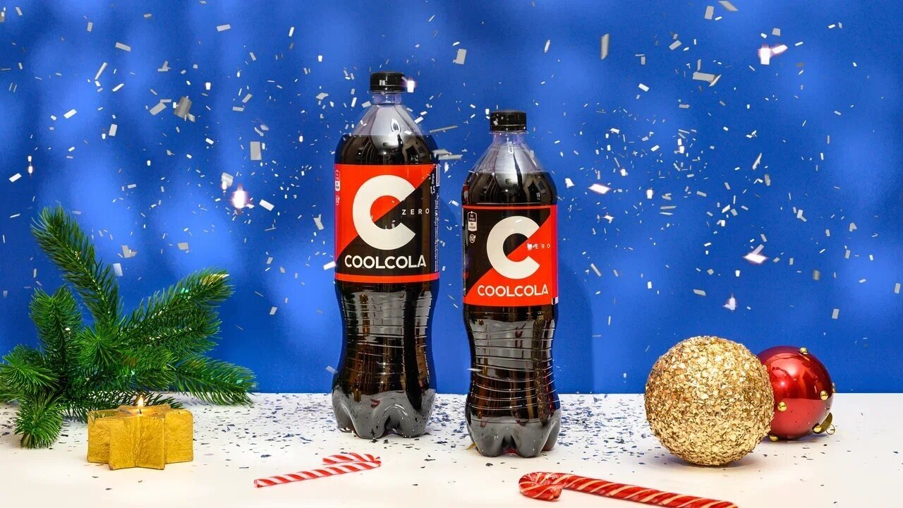 Напиток "Кул Кола без сахара" ("Cool Cola Zero") безалкогольный сильногазированный, ПЭТ 1.0 (упаковка 9шт)