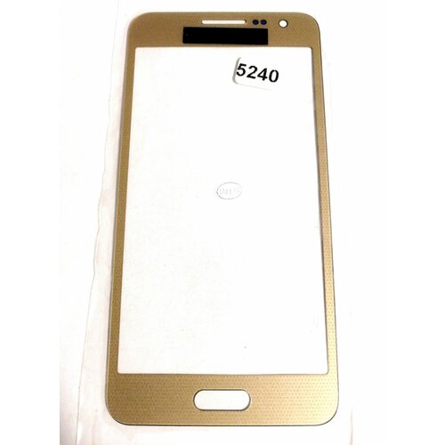 Cтекло дисплея для переклейки Samsung Galaxy A3 A300F золотистое