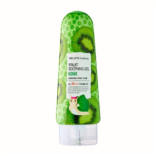 MILATTE Гель для лица и тела многофункциональный киви, 200 мл MILATTE FASHIONY FRUIT SOOTHING GEL - KIWI