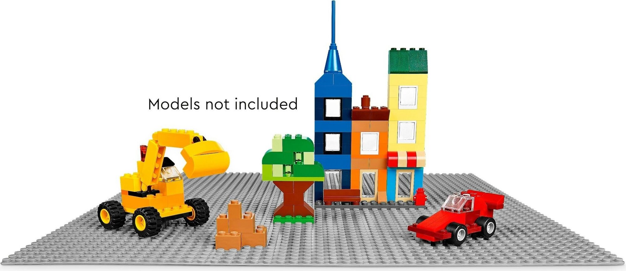Конструктор LEGO Classic 11024 "Серая базовая пластина" - фото №18