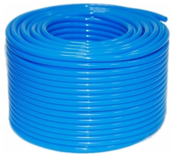 Трубка пневматическая полиуретановая 6 x 4 mm 2 метра синяя