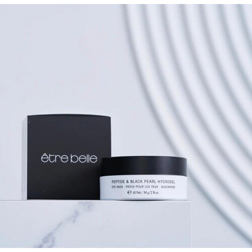 Etre Belle Peptide & Black Pearl Hydrogel Eye Pads Гидрогелевые Патчи под глаза с пептидами и экстрактом черной жемчужины, 60 шт