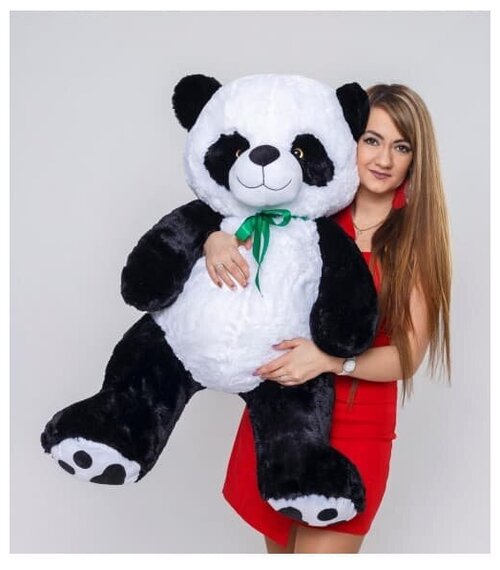 Большая плюшевая панда Кеша 140 см, мягкая игрушка медведь, мишка подарок на день рождения / новый год