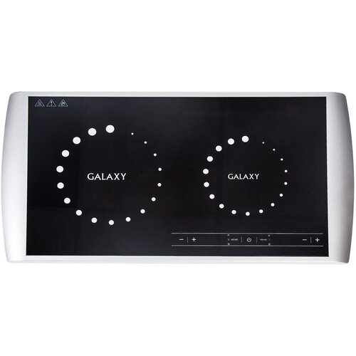 Электрическая плита GALAXY LINE GL3056, черно-серебристый электрическая плита galaxy line gl3001 белый