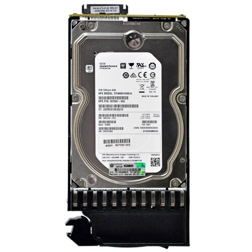 Жесткий диск HP 801557-001 4Tb 7200 SAS 3,5 HDD жесткий диск hp 826550 001 4tb 7200 sas 3 5 hdd