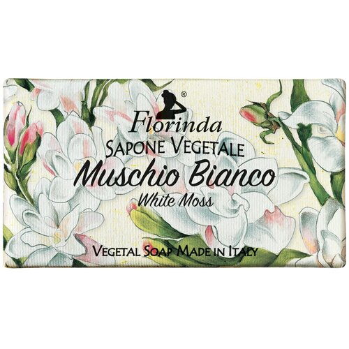 FLORINDA Muschio Bianco Мыло для тела Белый Мускус, 100 г мыло florinda muschio bianco 100 г