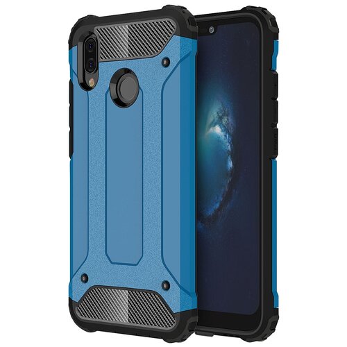 фото Чехол mypads для huawei p smart противоударный усиленный ударопрочный синий