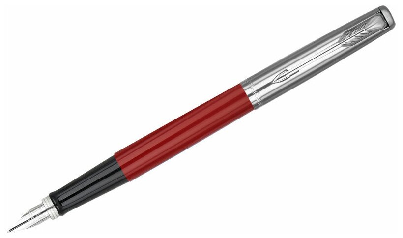 Ручка перьевая Parker "Jotter Originals Red Chrome CT" синяя, 0,8мм, подарочная упаковка