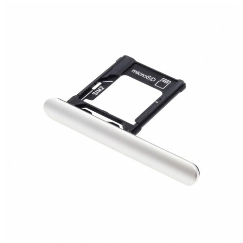 держатель сим карты sim holder для sony xperia xa f3111 c5 e5533 l1 g3311 e5 f3311 1sim Держатель сим карты (SIM) для Sony G8341 Xperia XZ1/G8342 Xperia XZ1 Dual, серебро