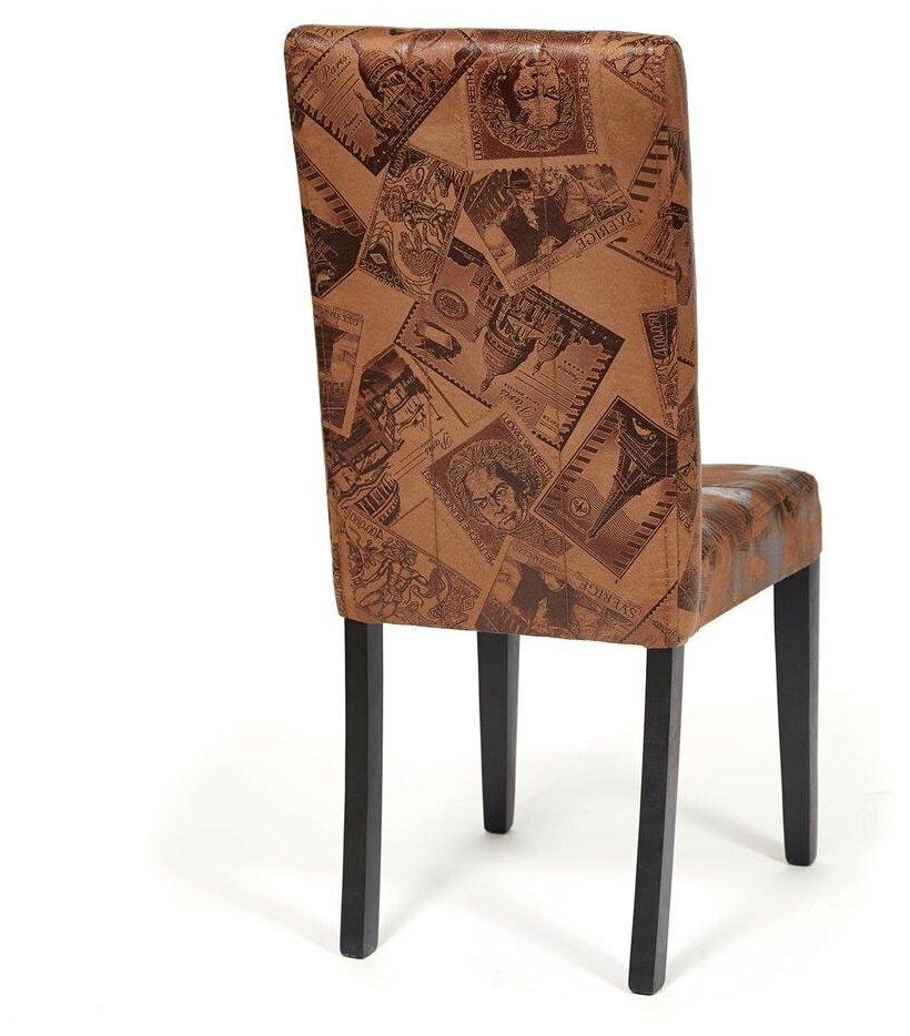 Стул обеденный TETCHAIR Стул DITTA Бук, ножки: wenge, ткань: коричневый (mega office 34) (2шт/уп) - фотография № 2