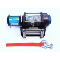 Лебедка электрическая 12V Electric Winch 5000lbs / 2268 кг стальной трос 1524