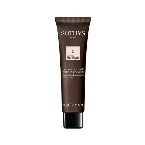 Sothys Hair And Body Revitalizing Gel Cleanser Ревитализирующий гель-шампунь для волос/тела, 30 мл.