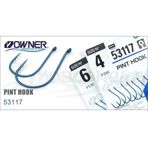 Крючок Owner 53117 Blue №8 Pint Hook (11шт.)