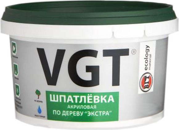 Шпатлевка акриловая по дереву VGT Экстра туба (0,45кг) береза - фотография № 4