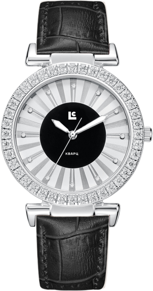 Наручные часы LINCOR, серебряный, черный