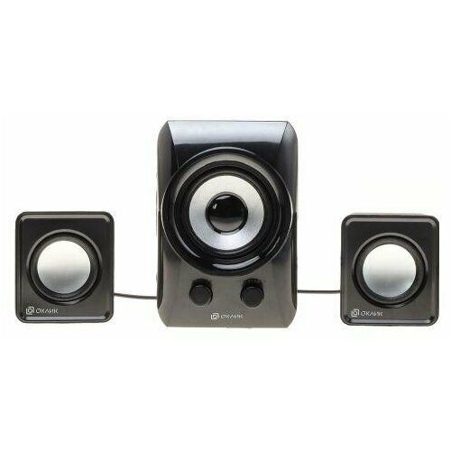 Компьютерная акустика 21 Oklick OK-420 11Вт черный 468800₽