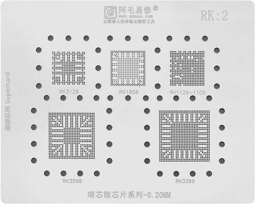 Трафарет AMAOE RK2 T:0.20mm