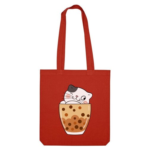 фото Сумка шоппер us basic, красный