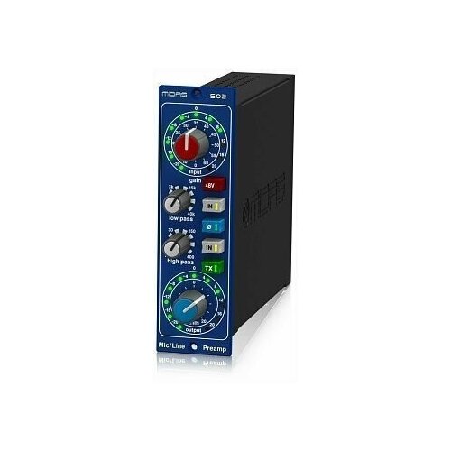 Микрофонный предусилитель c малошумящей балансной схемой MIDAS MICROPHONE PREAMPLIFIER 502 V2