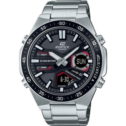 Наручные часы CASIO Edifice 76926, белый, серебряный наручные часы casio edifice efv 630d 3a серебряный зеленый