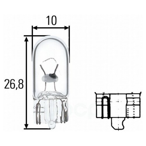 Р›р°ррїр° W3w 12v 8gp003594-141 HELLA арт. 8GP003594-141