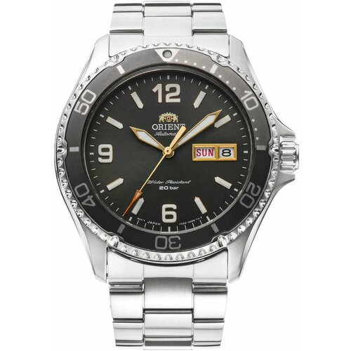 Наручные часы ORIENT Automatic, серый, серебряный orient diving sport automatic ra aa0008b19b