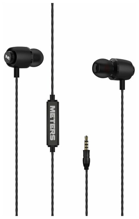 Наушники с микрофоном Meters NOVU-M-EARS black