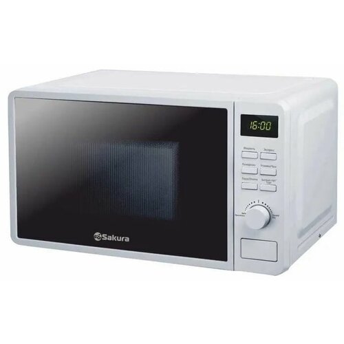 Микроволновая печь SAKURA SA-7054W 700Вт 20л цифр управление 1097900₽