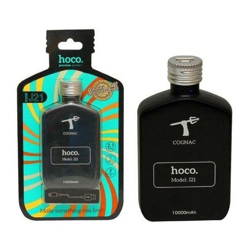 Внешний аккумулятор 10000 mah J21 бутылка HOCO черный 190000₽