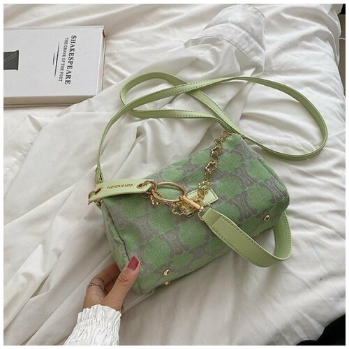 фото Женская сумка маленькая / женская сумочка / тканевая / мягкая / сумка на плечо нет бренда