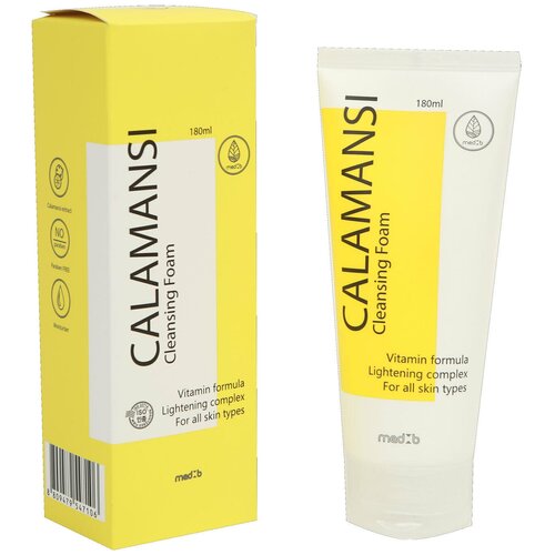 Med B Очищающая пенка с каламондином Calamansi Cleansing Foam, 180 мл кислородная пенка для умывания лица calamansi o2 cleansing bubble tox medb 280 мл