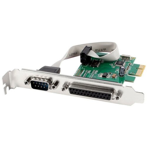 Контроллер PCI-E (WCH CH382) 1 x RS232 (DB9M), 1 x IEEE 1284 (DB25F) | ORIENT XWT-PE1S1PV2