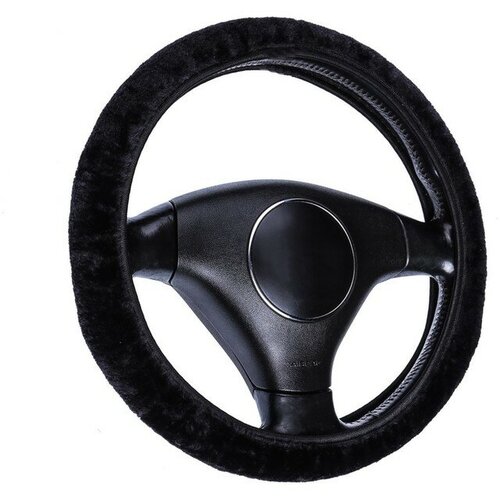Оплетка на руль TORSO меховая мультиразмерная черный 449₽