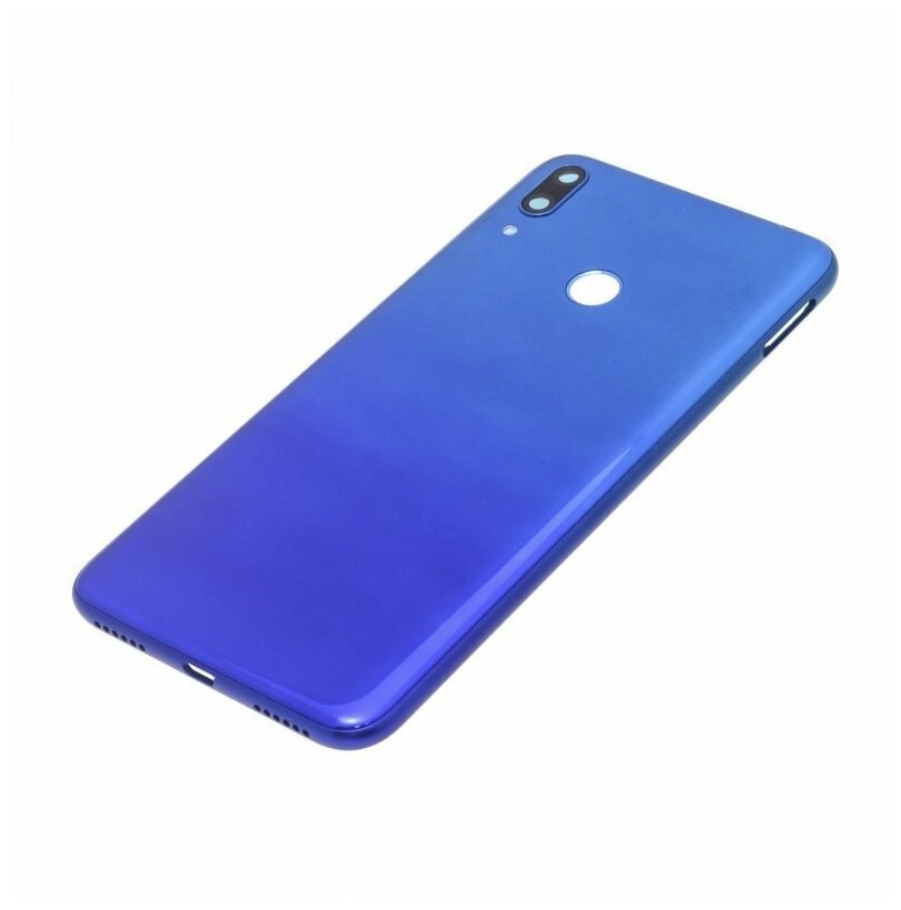 Задняя крышка для Huawei Y7 (2019) 4G (DUB-LX1) синий