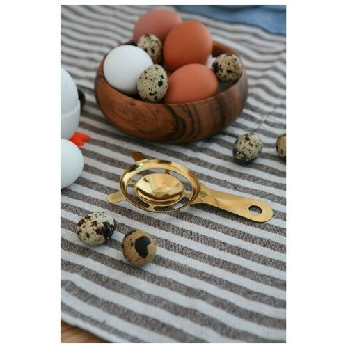 Сепаратор для яиц с ушками Goldie цвет золотой 491₽