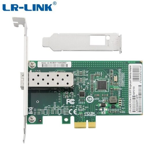 сетевой адаптер lr link lrec6230pf sfp Сетевой адаптер Lr-link PCIE 1GB 1000MBPS SINGLE LREC6230PF-SFP
