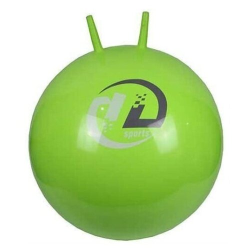 Мяч-попрыгун Z-Sports c рожками, (55 см, салатовый) (ВВ-004GR-51)