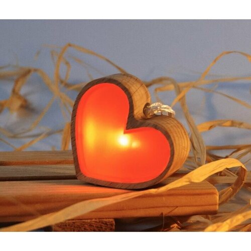 Фонарик-ночничок светодиодный сердце