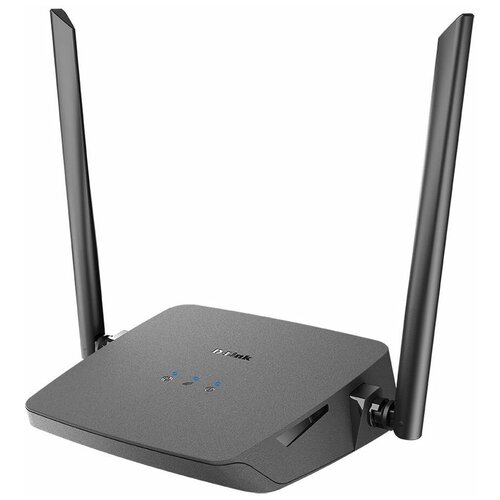 Wi-Fi роутер D-Link DIR-615/Z1A, N300, черный комплект 5 штук маршрутизатор d link dir 615 z1a n300 10 100base tx черный