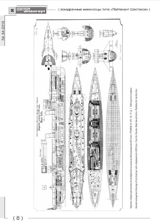 Эскадренные миноносцы типа "Лейтенант Шестаков" №34/2013 - фото №3