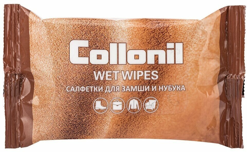 Collonil Салфетки влажные Wet Wipes для замши и нубука 15 шт