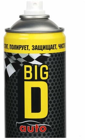 Полироль приборной панели Big D 750 мл (Ваниль Вишня Яблоко Лимон)