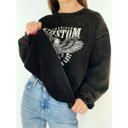 фото Толстовка худи мужское женское/ толстовка мужская женская, размер one size, серый ganalyly