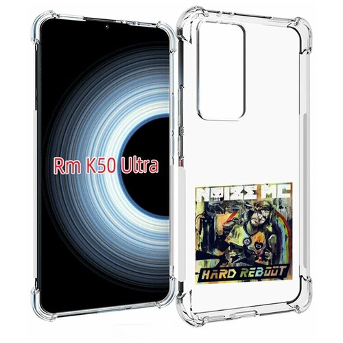 Чехол MyPads Hard Reboot Noize MC для Xiaomi 12T / Redmi K50 Ultra задняя-панель-накладка-бампер